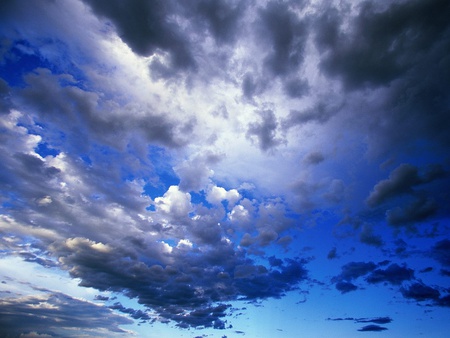 Clouds - sky, nature, clouds, blue