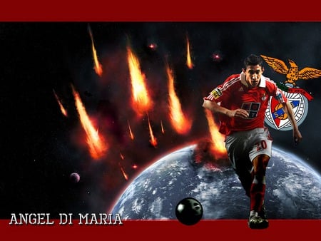 Angel Di Maria - campeoes, aguia, no name boys, benfica, vermelho, fogo, estadio da luz, dimaria