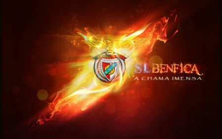 benfica a chama imensa - aguia, fogo, vermelho, fear, benfica, portugal, chama, slb, wallpapers, estadio luz