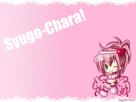 Syugo-Chara - syugo chara, pink, amu, cheerleader