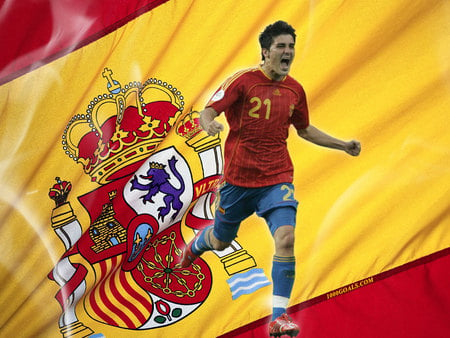 David Villa - sports, spanish, football, spain, world cup, team