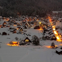 Village in Winter