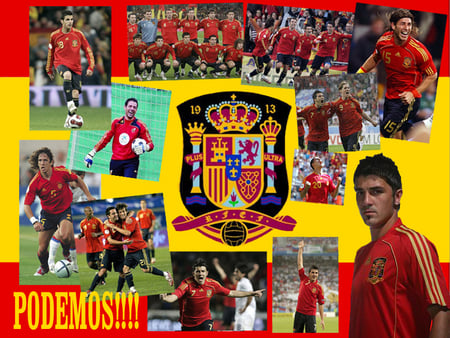 Spanish Football Team - sports, football, spain, world cup, team