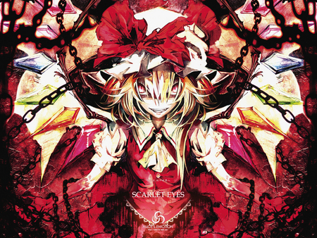 Scarlet Eyes - Flandre - cover, flandre scarlet, redalice, flandre, scarlet eyes