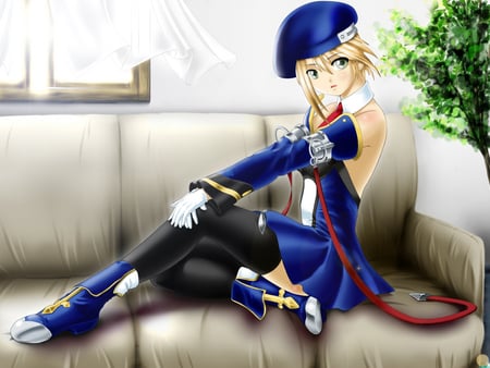 noel - vermillion, 7, noel, blazblue