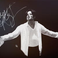 Black and white Michael jackson
