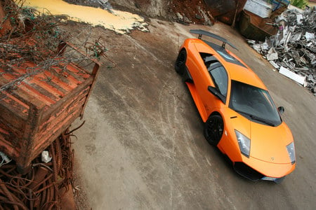 Murcielago SV_evo - super veloce, murcielago, orange, lambo