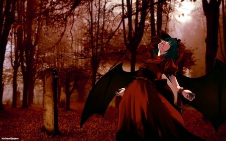 Remilia Scarlet - vampire, girl, anime, red