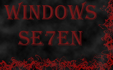 windows se7en - abstract, red, cloudy, windows se7en, windows seven