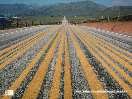 new road - nature, view, landscape, road