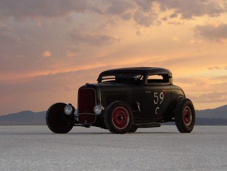 Old Rod - car, rod, old, hot