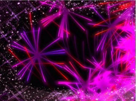 Purple Line Abstract - purple, stars, lines, pink