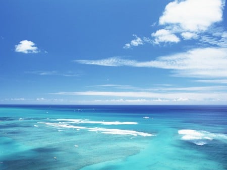 Heavenly Hawaii - beaches, nature, sky, blue, hawaii, sea