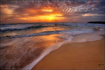 Beautiful Beach - beautiful, beach, sunset, picture