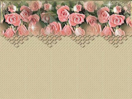 Rosas en dorado - pattern, texture, rose, gold