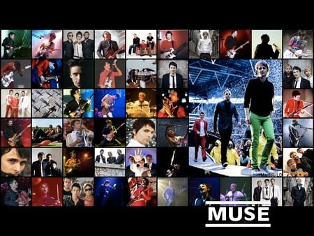 Muse Collage - collage, band, music, rock, muse