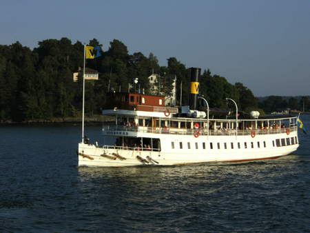 S/S Norrskar - steam, white, stockholm, summer