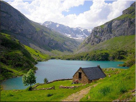 Lac-des-Gloriettes-Midi-Pyrnes-France - picture, france, lac-des-gloriettes-midi-pyrnes, beautiful