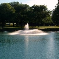 Fountain on Pond