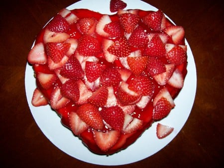 Strawberry Cheesecake - dessert, strawberry, cheesecake, heart