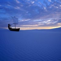 Sailing in Blue Sand