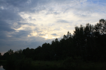 clouds - nature, sky, blue, clouds