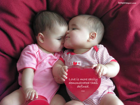 ROMANCE BETWEEN,INFANTS - loveable, cute, infants, adorable