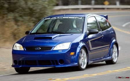 Saleen Focus - car, focus, blue, saleen, ford