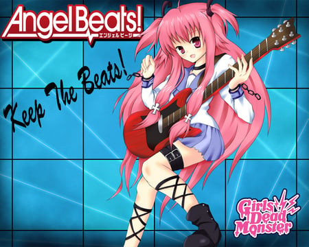 Angel beats - anime, keep the beats, angel beats, awesome