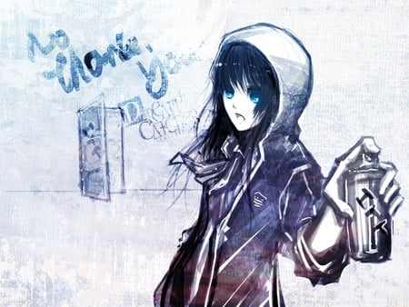 Anime picture awesome! - anime, black rock shooter, mio, emo