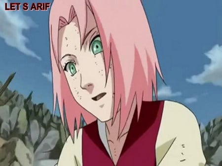 sakura wondering - anime, wallpapers, naruto, sakura