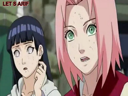 hinata and sakura - wallpapers, girls, anime, naruto