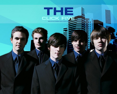 The Click Five - blue, city, music, the click five, alternative