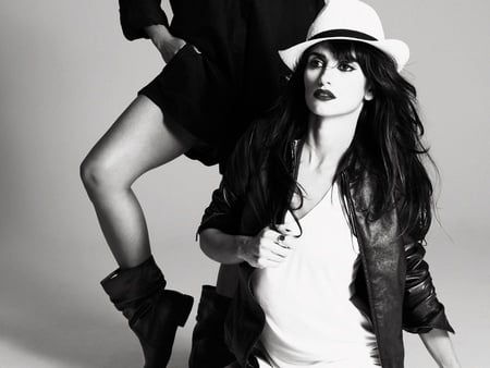 Penelope Cruz - actresses, people, penelope cruz, black and white, celebrity