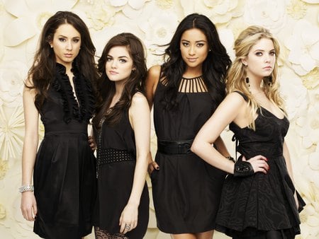 Pretty Little Liars - ashley benson, people, tv series, lucy hale, troian bellisario, celebrity, shay mitchell, pretty little liars, actresses