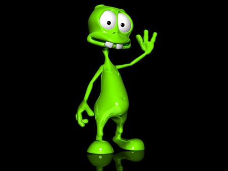 Greenie - cg, cgi, funny, green