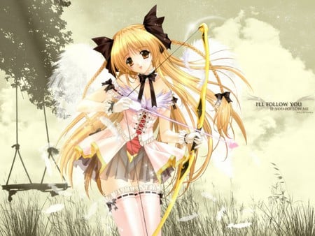 ANGEL GIRL - love, naruto, girl, angel, blonde