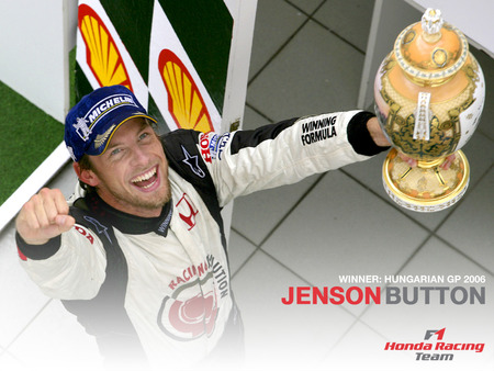 Jenson Button  - button hungary f1 grans prix