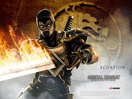 Scorpion_-_Mortal_Kombat - videogames, entertainment, mortal kombat, scorpion