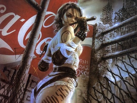 eye liner  labyrinth - luis royo