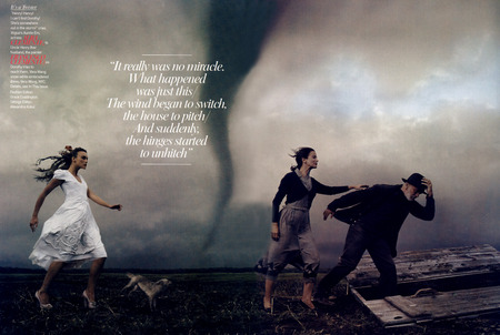 Wizard of Oz 2 - vogue, photography, girl, wizard of oz, fashion, tornado, the wizard of oz