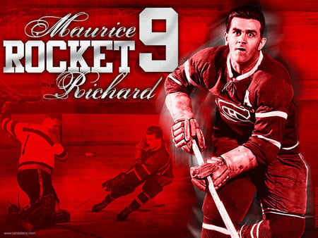 Maurice Richard or rocket of montreal canadien - maurice richard