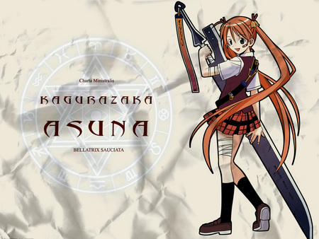 Negima! - girl, negima, asuna, anime