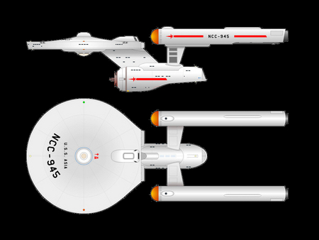 USS Asia - ship, tv, scifi, star trek