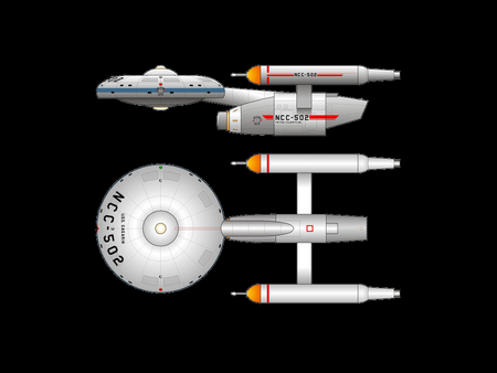 USS Gagarin - ship, scifi, star trek, gagarin