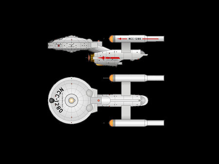 USS Quetzalcoatl - scifi, star trek, quetzalcoatl, ship