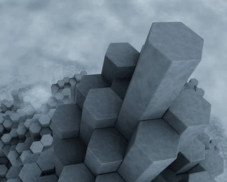 abstract - abstract, shape, 3d, gray, above