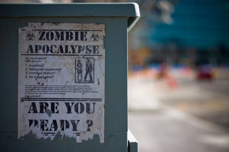 Are You Ready? - paper, zombie, warning, fantasy