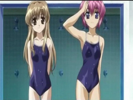 swim lesson - anime, girls, cute, other