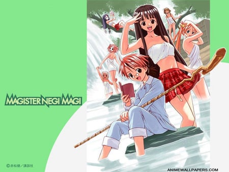 Negima! - anime, negima, asuna, negi springfield